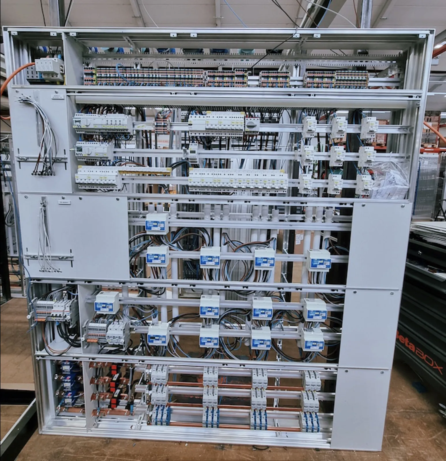 Zählerschrank in der Werkstatt